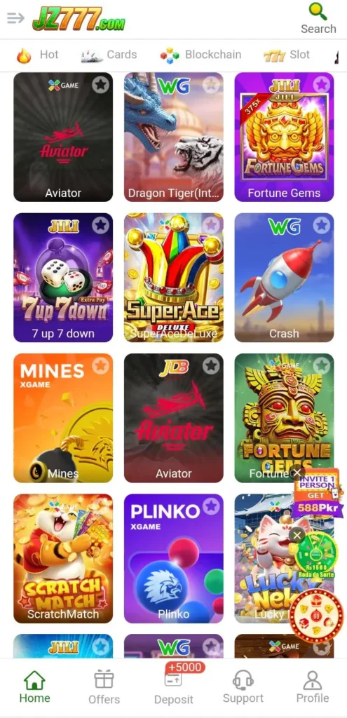 jz777-game-interface