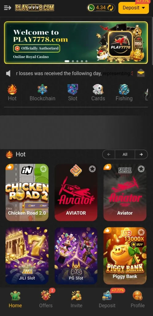 play7778-game-interface