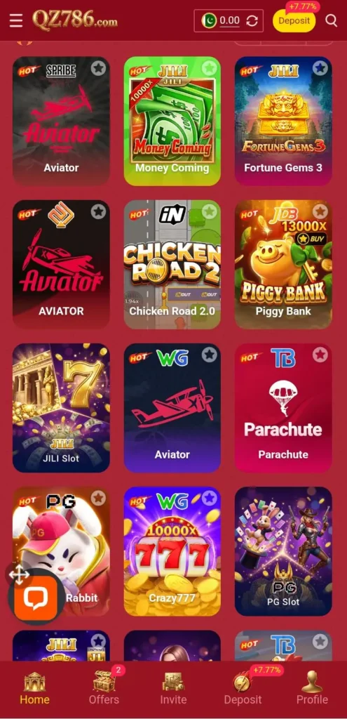 qz786-game-interface